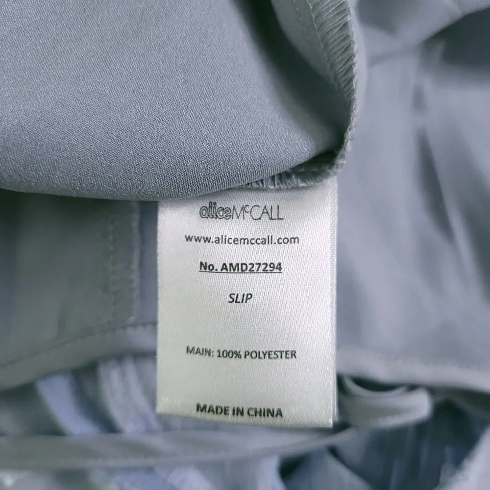 Alice McCall Moon Talking Ruffle Maxi Dress Crystal Bue sz 2 NEW - Picture 11 of 13